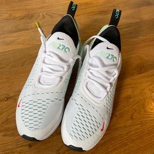Nike Air Max 270 - size 7.5 - white mint